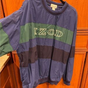 Izod Multicolor Block Crewneck